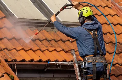 Démoussage et hydrofuge de toiture à Jullouville